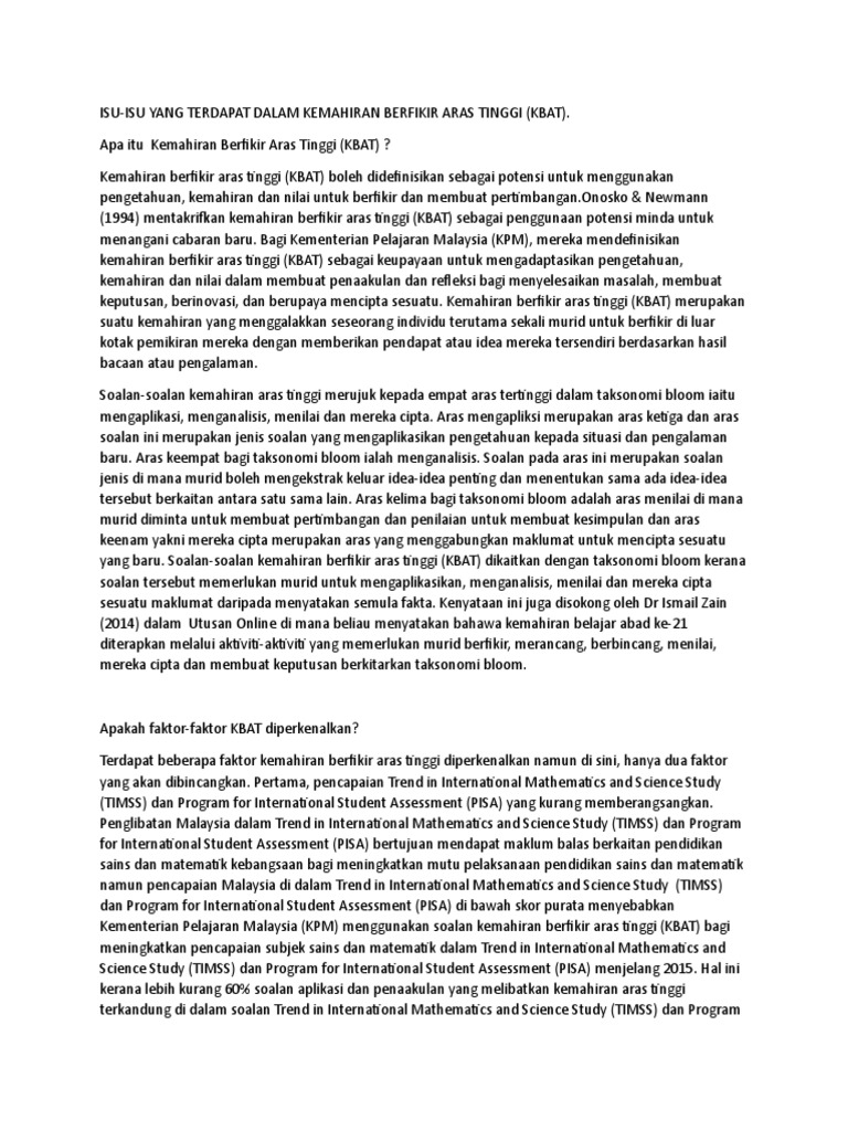 Petikan Surat Khabar Isu Kbat 2013