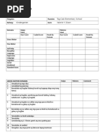 ECD Checklist Tagalog | PDF