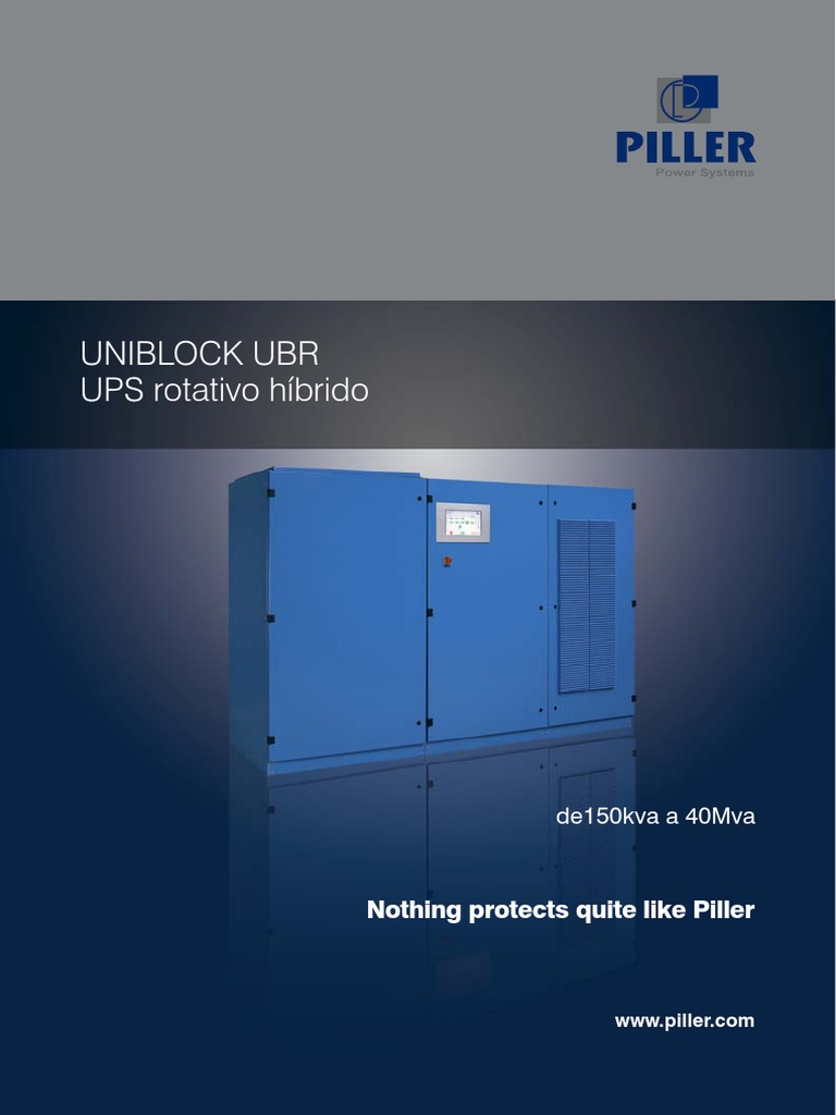 Ubr Hybrid Rotary Ups Brochure Es PDF | PDF | Transformador | Motor ...