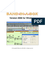 Band-in-a-Box 2006 Manual PDF