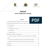 Guideline Screw Compressors Testing
