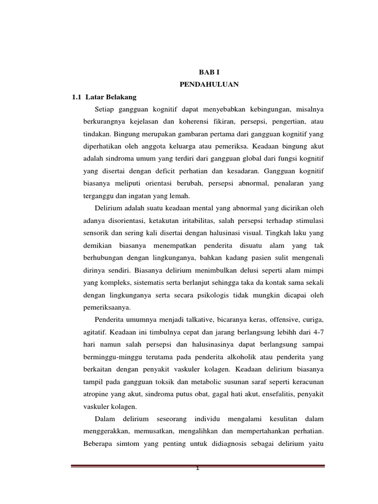 Contoh Laporan Pendahuluan Tentang Ruptur Tendon