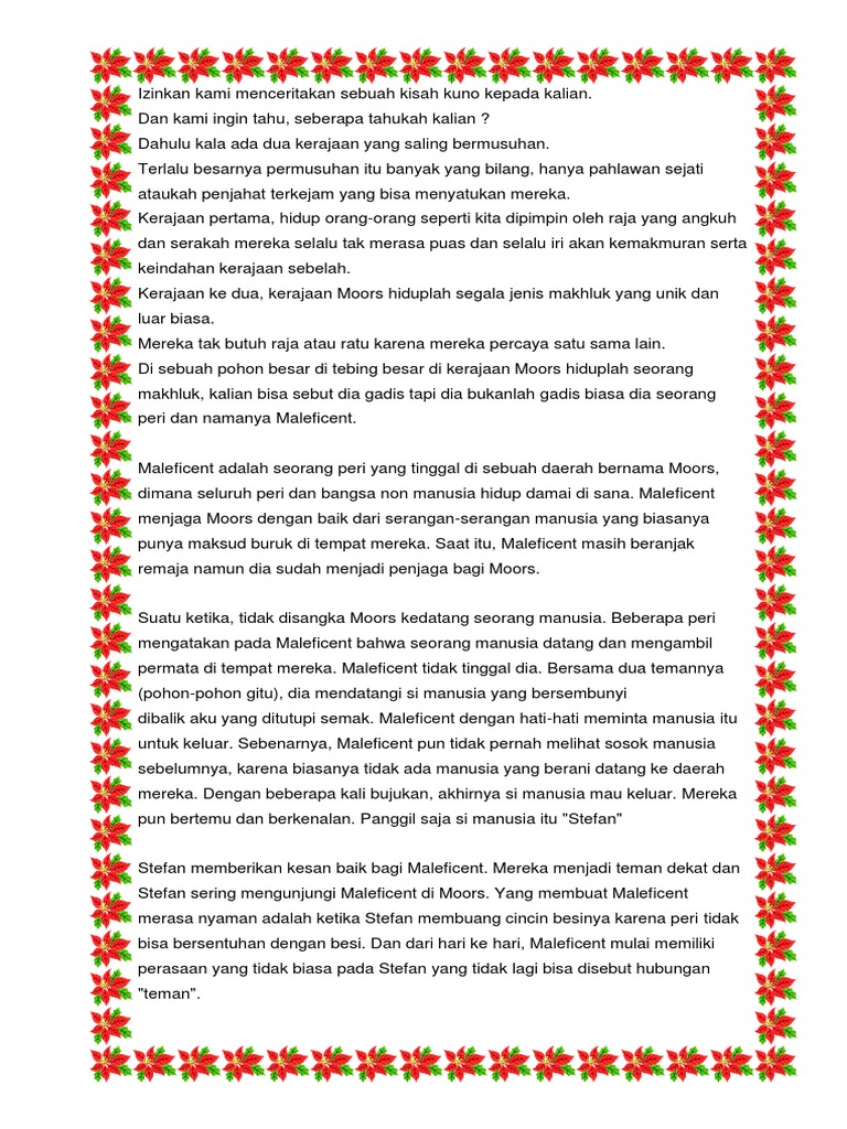 Izinkan Kami Menceritakan Sebuah Kisah Kuno Kepada Kalian