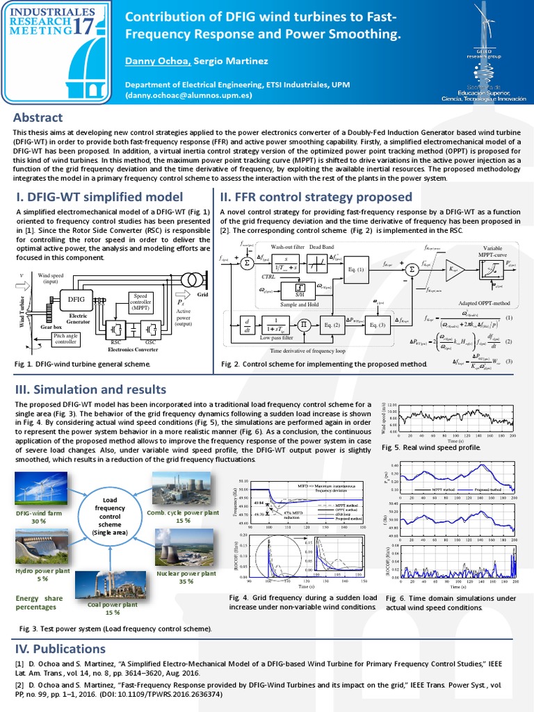 DFIG Control for Frequency Response | PDF | Equalization (Audio ...