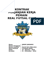 Contoh Kontrak Pemain