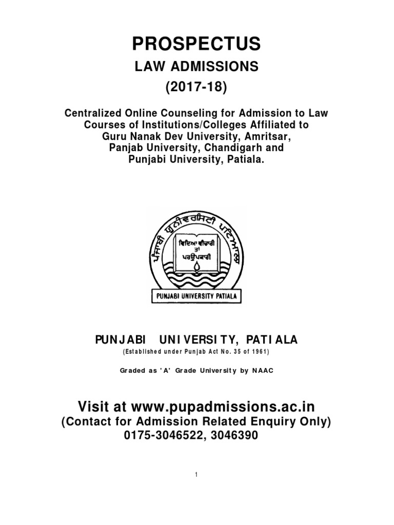Law Prospectus | PDF | Academic Degree | University And College Admission