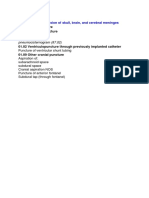 01 Incision and Excision of Skull, Brain, and Cerebral Meninges