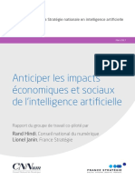 Anticiper Les Impacts Économiques Et Sociaux de L'intelligence Artificielle