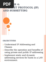 Chapter 4 - IP - Subnetting (UOK 2017)