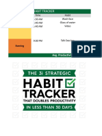 3i Strategic Habit Tracker