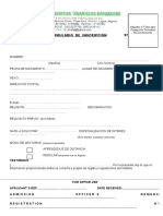 Iiti Forma de Registro PDF