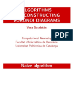 Algorithms For Constructing Voronoi Diagrams