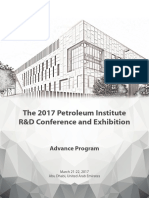 2017 PI R&D Conference and Exhibition, March 21-22, 2017 - Advance Progr...
