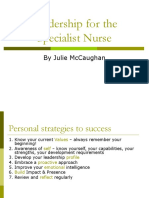 Leadership For The Specialist Nurse