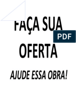 Cartaz Doação de Livros