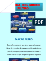Macro y Micro Flitro