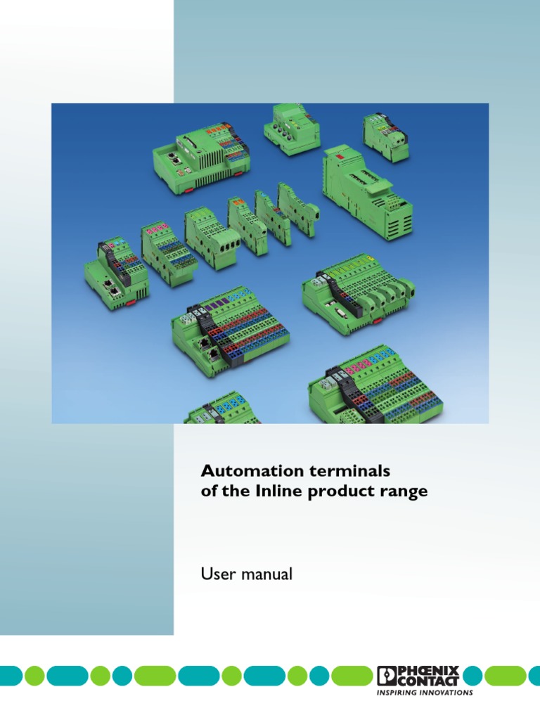 Automation Terminals of The Inline Product Range: User Manual | PDF ...