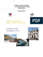 Informe Región Metropolitana