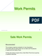 Safe Work Permits: R. Chiodi 03/25/1997 Rev 04/16/2001