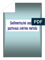 Sedimentacine Analize