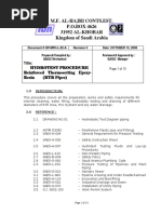 Hydrotest Test Packs | PDF