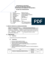 Sillabus de Bioseguridad