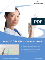 CLIX Safety Hypodermic Needle: Vacuette