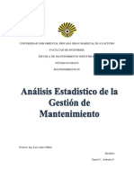 125524407 Analisis Estadistico de La Gestion de Mantenimiento