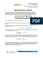 Calculating Power Density Tech Note 2 PDF