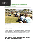 Por Que Saúde Se Relaciona Com Atividade Física