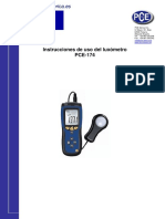 Manual Luxometro Pce 174 Nuevo PDF