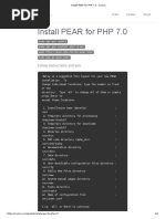 Install PEAR for PHP 7