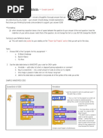 Scratch 1 Reflection Journal