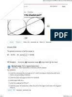 What Is The Area of The Shaded Part - Quora