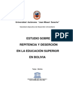 1318974304Estudio sobre repitencia y desercion en la educacion superior en Bolivia.pdf