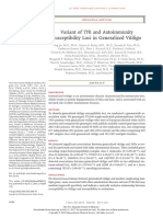 Variant of TYR and Autoimmunity Susceptibility Loci in Generalized Vitiligo
