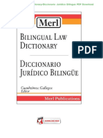 Merl Bilingual Law Dictionary Diccionario Juridico Bilingue PDF Download