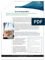 Extending ECM To The Back Office: Palm Beach State College's Use of ECM To Improve Human Resources and Other Back Office Processes