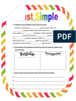 Complete The Story Writing The Correct Form of Each Verb