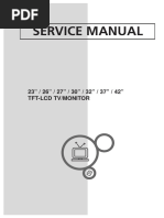 Service Manual: 23" / 26" / 27" / 30" / 32" / 37" / 42" TFT-LCD Tv/Monitor