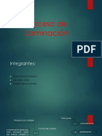 Proceso de Laminación