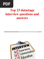 Top 23 Datastage Interview Questions and Answers