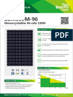 BSM330M-96: Monocrystalline 96 Cells 330W