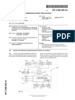European Patent Application: System and Method For Determining The Location of A Machine