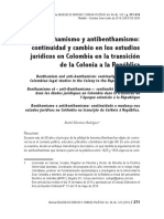 La Filosofía en Colombia Con El Capítulo Titulado "Benthamismo y Antibenthamismo", Del Libro Estudios Sobre El Pensamiento Colombiano Vol. 1