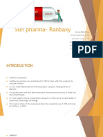 Sun Pharma - Ranbaxy PPT 1