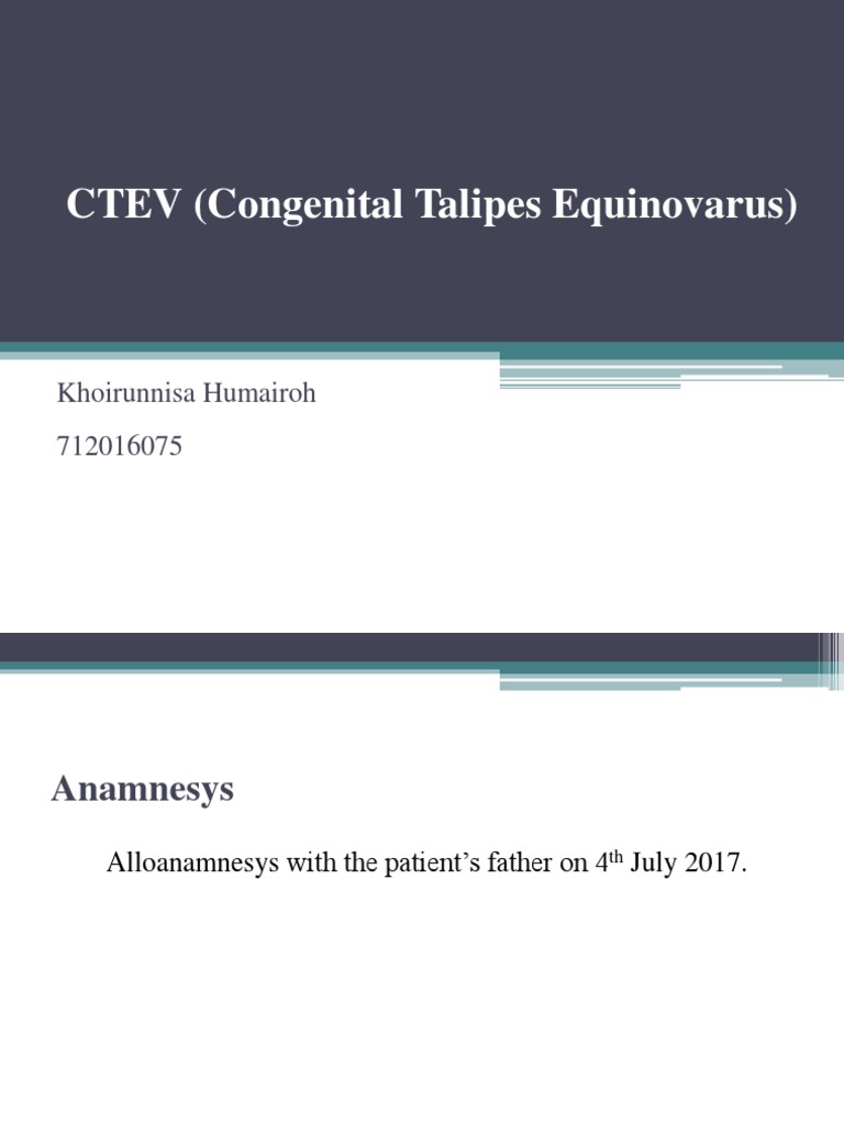 CTEV Case Study: Diagnosis and Plan | PDF