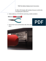 TREK Flex Battery Replacement Instructions