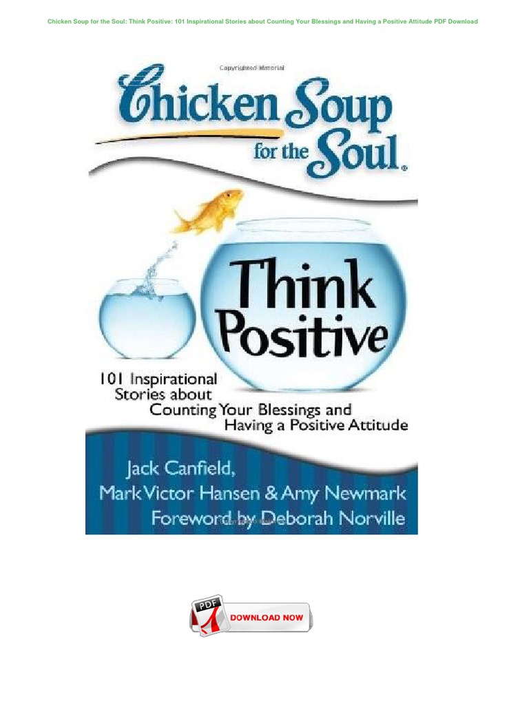 chicken soup for the soul think positive 101 inspirational stories