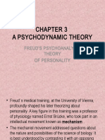 A Psychodynamic Theory: Freud'S Psychoanalytic Theory of Personality